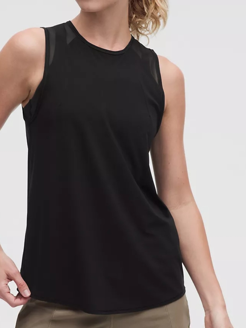 lululemon athletica Black Sleeveless Athletic Tank